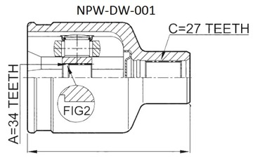 KLOUB VNITŘNÍ NPW-DW-001 NTY