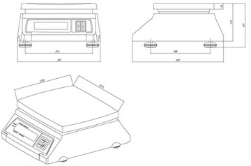 Waga CAS SW-1 PLUS SR 30KG