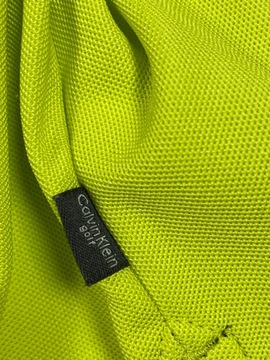 Calvin Klein polo męskie klasyk unikat logo golf L