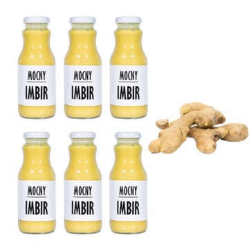 Sok z IMBIRU 6x240ml 100% bez cukru na rozgrzanie imbir sok imbirowy NFC
