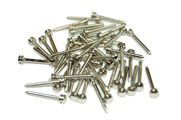 Булавка, гвоздь-гармошка, ПОВЕРНЕННАЯ Италия 2мм х 19мм