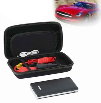 BOOSTER JUMP STARTER ROZRUCH 7200 mAh 12V POWERBANK USB LED