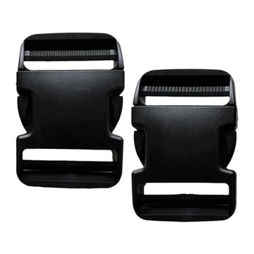 2Pc Scuba Diving Buckle Black Strap