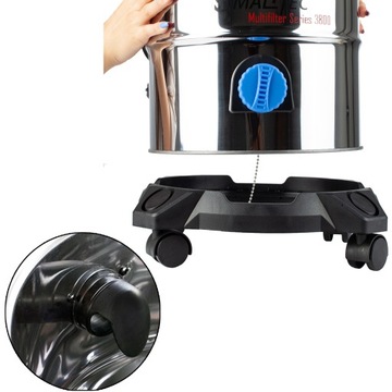 ПРОМЫШЛЕННЫЙ ПЫЛЕСОС БЕЗРЕШЕННЫЙ ASH 3800W 25L