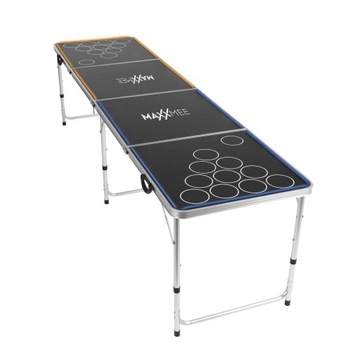 PRZENOŚNY STÓŁ DO GRANIA W BEER PONG PING PONG PIWNY PODŚWIETLENIE LED