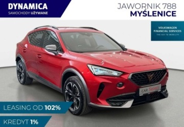Cupra Formentor Crossover 1.5 TSI 150KM 2022 Cupra Formentor VAT 23 1.5TSI 150KM DSG 20222023 r., salon PL, I wlasciciel