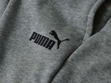 PUMA - SPODNIE DRESOWE MĘSKIE ESS Logo Pants 586716-03 szare