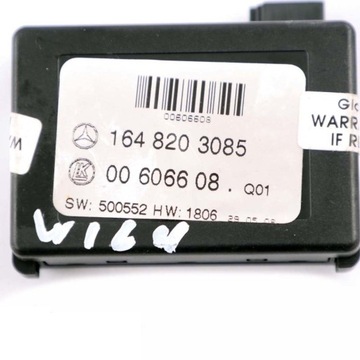 Mercedes-Benz ML W164 Модуль датчика дождя A1648203085