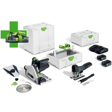 Zestaw COMBO CIĘCIE Festool Zagłębiarka TSC55 Wyrzynarka CARVEX 578023