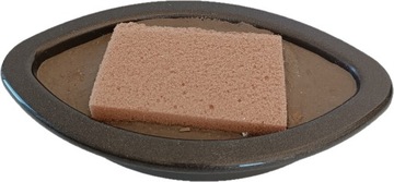 BAZA POD STROIK OBCIĄŻONA Z OASIS CEMENCIAK ŁÓDKA 1 GRAFIT DO KOMPOZYCJI