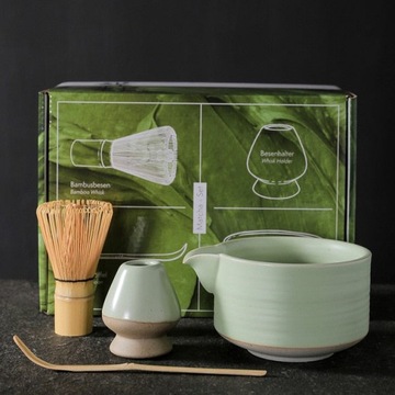 CHASEN Bamboo Whisk Венчик для матча Матча 4в1 Премиум набор