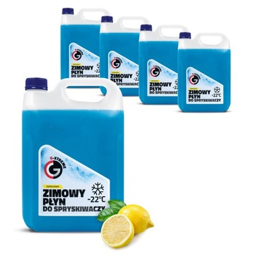 ZIMOWY PŁYN DO SPRYSKIWACZY -22 ZAPACHOWY 20L z metanolem