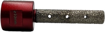 FREZ PILNIK DIAMENTOWY 10 mm DO GRESU GLAZURY OKRAGLY WALEC TARNIK 10mm M14