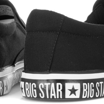 Trampki Damskie Big Star Tenisówki czarne buty 38