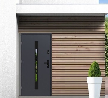 ПОЛЬСКИЕ НАРУЖНЫЕ ДВЕРИ PRIMA BLACK 90L производитель