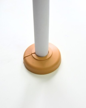 МАСКИРОВОЧНАЯ РОЗЕТКА ОДИНАРНАЯ КРЫШКА ДЛЯ ТРУБ FI 15 БУК/ТЕМНЫЙ ДУБ