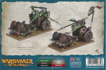WARHAMMER — ПЛЕМЕНА ОРКОВ И ГОБЛИНОВ СТАРОГО МИРА: КОЛЕСНИЦЫ ОРКОВ КАБОНОВ