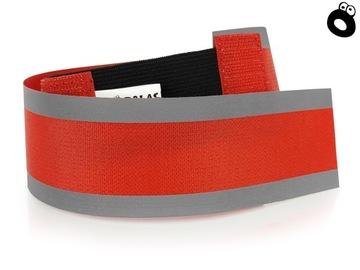 Светоотражающая лента на резинке Я ​​УЧУСЬ, красная