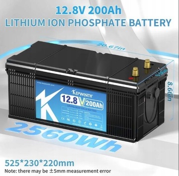 Литий-ионный (Li-Ion) аккумулятор KEPWORTH LiFePO4 12 В 200000 мАч