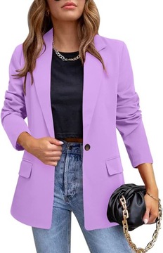 ELEGANCKA MODNA KURTKA BLEZER ROZ.S-3XL