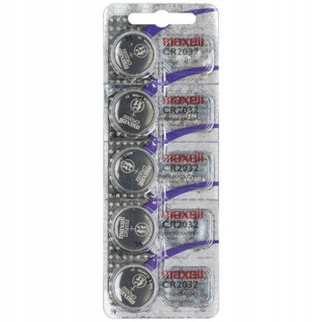 Baterie litowe MAXELL 3V CR2032 5szt