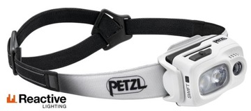 Mocna latarka czołowa czołówka Petzl Swift RL E095BB02 white USB-C 1100lm