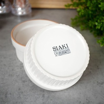 Фарфоровые формочки для запекания 2x275мл H1