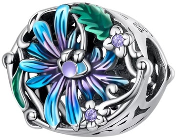 Charms Zawieszki Kwiatek Charms Kwiat Charmsy Srebro 925 MODA TRUSKY