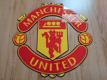 Настенный герб Манчестер Юнайтед — подарок парню и мужу футбольного болельщика
