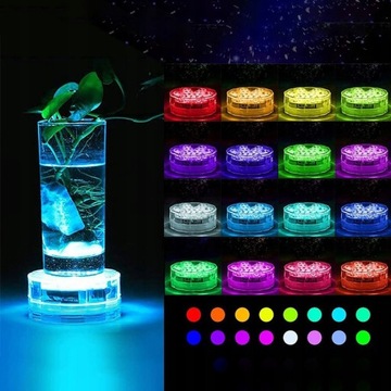 4x ПОДВОДНЫХ ОСВЕЩЕНИЯ ДЛЯ БАССЕЙНА RGB СВЕТОДИОДНАЯ ЛАМПА С ДИСТАНЦИОННЫМ УПРАВЛЕНИЕМ