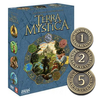ZESTAW 95 MONET ZAMIENNIK DO GRY TERRA MYSTICA