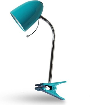 LAMPA BIURKOWA STOŁOWA SZKOLNA NOCNA Z KLIPSEM