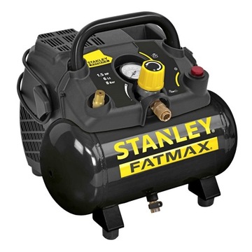 STANLEY KOMPRESOR BEZOLEJOWY SPRĘŻARKA 6L 8 BAR