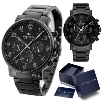 ZEGAREK MĘSKI TOMMY HILFIGER 1710383 DANIEL CZARNY