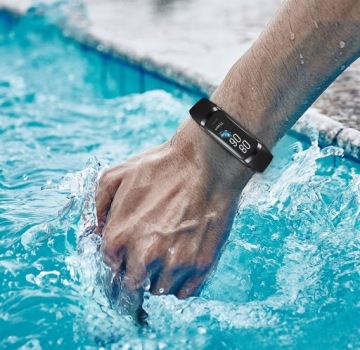 SMARTWATCH СПОРТИВНЫЕ ЧАСЫ SMARTBAND СЕРЕБРО ВОДОНЕПРОНИЦАЕМЫЙ УВЕДОМЛЕНИЯ