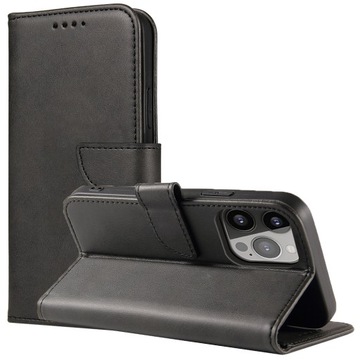 MAGNET CASE ETUI OBUDOWA POKROWIEC FUTERAŁ PLECKI DO TECNO POP 7 CZARNE