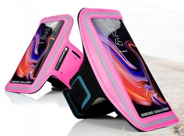 ETUI SPORTOWE DO BIEGANIA NA RAMIĘ BICEPS Z ODBLASKIEM NA TELEFON SMARTFON