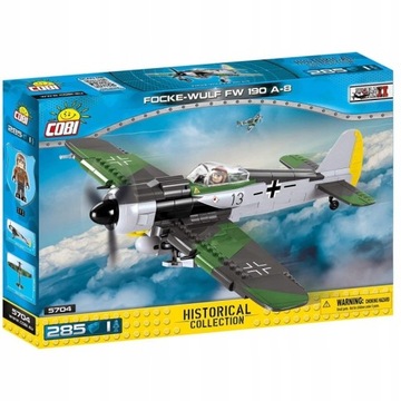Cobi Focke-Wulf Fw190 A-8 myśliwiec niemiecki 5704