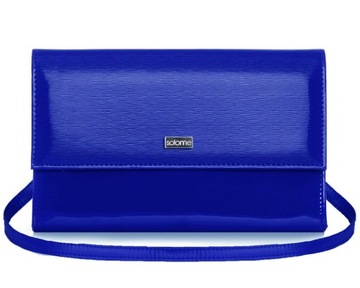 KOBALTOWA KOPERTÓWKA TOREBKA WIZYTOWA SOLOME M31