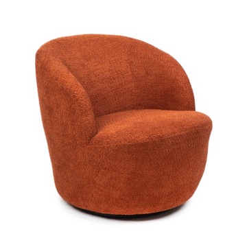Fotel SVINGEN obrotowy ceglasty 65.5x77x69cm