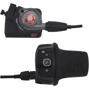 Переключатель Sturmey Archer для SRAM S7, 7-ступенчатая задняя GRIP SHIFT + CLICK BOX