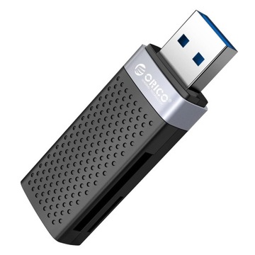 Устройство считывания карт Orico SD и microSD USB A 3.1, черный, маленький, Windows Linux Mac