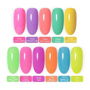 BORN PRETTY - титановый маникюр FLUO POWDER FP08