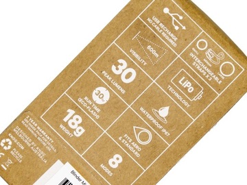 ЗАДНИЙ ВЕЛОСИПЕДНЫЙ ФОНАРЬ KNOG BLINDER MINI CROSS 8 РЕЖИМОВ 30 лм USB