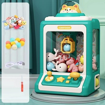 Настольная игра с когтями и координацией рук. Увлекательная игра с 20 зелеными куклами.