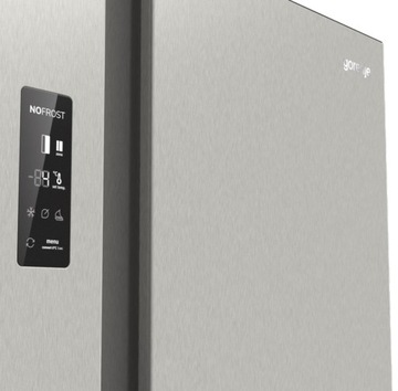 SBS Gorenje NRR9185EAXL Холодильник No Frost Ледогенератор 550л A++ LED Multiflow