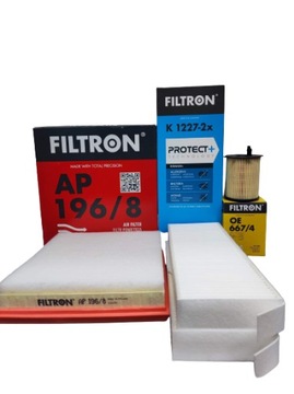 3X FILTR CITROEN BERLINGO 2 II JUMPY 3 III 1.6 HDI