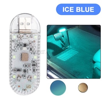 BLALION 1pc Touch Sensor Light Mini Wireless Car Ceiling Lamp Reading