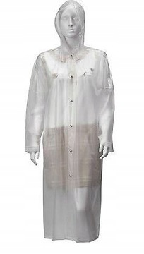 SUPER JAKOŚĆ, PŁASZCZ przeciwdeszczowy zapinany,