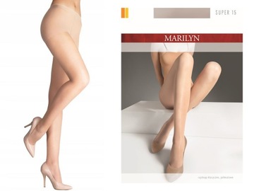 MARILYN Rajstopy klasyczne z lycry SUPER 15 sabia